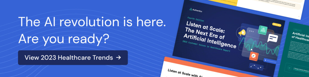 Healthcare CX with AI | 2023 Customer Voices Report