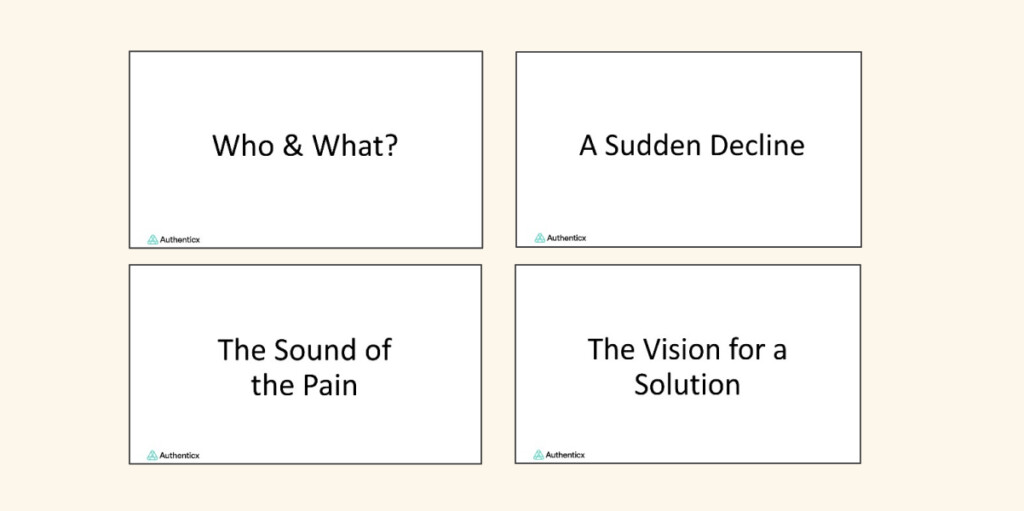 Data Storytelling Visualization | Narrative Transitions | Authenticx