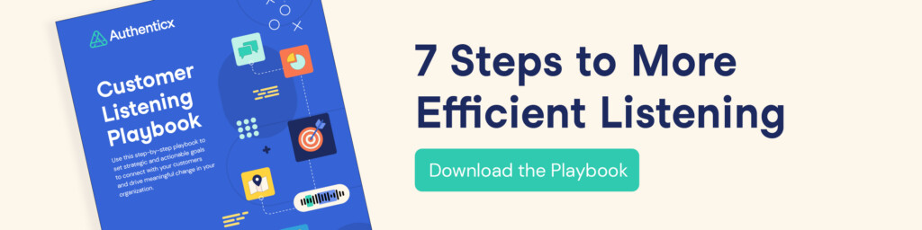 Download the Customer Listening Playbook