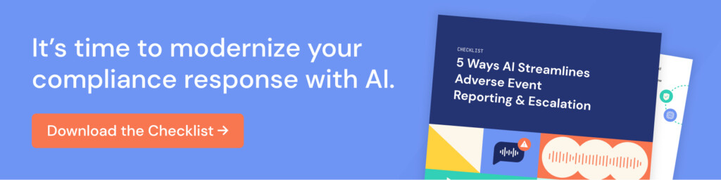 Checklist | 5 Ways AI Streamlines Adverse Event Reporting and Escalation